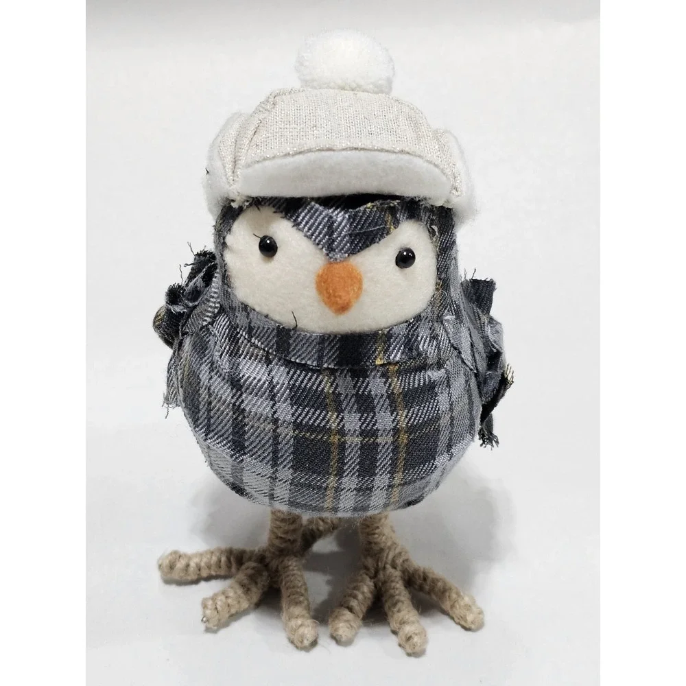Target‎ Bird Wondershop Winter 2014 Featherly Friends Plaid Trapper Fur Hat